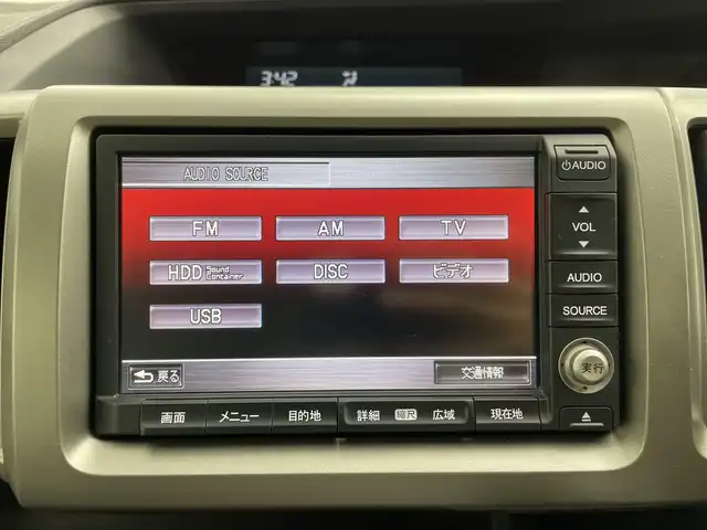ホンダ ステップワゴン G インターナビEセレクション 群馬県 2012(平24)年 7.5万km クリスタルブラックパール 純正７インチナビ　ワンセグＴＶ　バックカメラ　後席モニター　ＥＴＣ　クルーズコンコントロール　両側パワースライドドア　純正ＨＩＤバーナー　オートライト　社外１５インチアルミホイール　純正フロアマット
