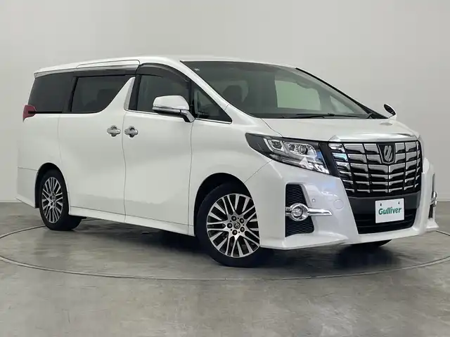 トヨタ アルファード S Cパッケージ 群馬県 2016(平28)年 7万km ホワイトパールクリスタルシャイン アルパイン１１型ナビ　アルパイン１２．８型後席モニター　バックカメラ　アダプティブクルーズコントロール　衝突被害軽減ブレーキ　電動リアドア　パワーシート　純正アルミホイール　ＥＴＣ　ＬＥＤライト　
