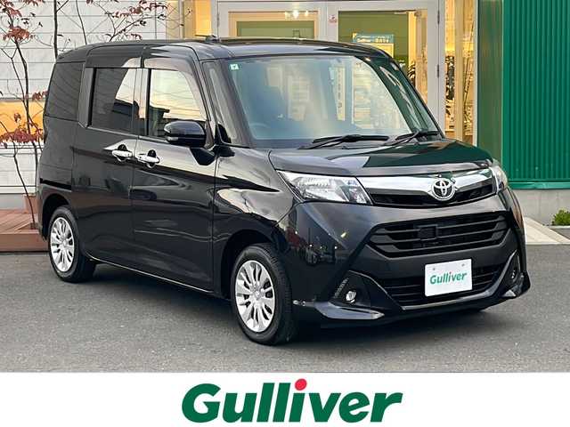トヨタ タンク G 青森県 2017(平29)年 7.5万km ブラックマイカメタリック 4WD/寒冷地仕様/純正SDナビ・フルセグTV/CD・DVD・Bluetooth・SD/両側パワースライドドア/OP前席シートヒーター/ワイパーデアイサー/クルーズコントロール/OPイルミネーションパッケージ/前席足元照明/OPコンフォートパッケージ/前席シートヒーター/シートバックテーブル/後席サンシェード/ビルトインETC/OP LEDフォグランプ/プッシュスタート/スペアキー