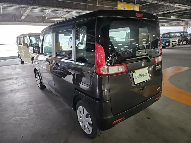 スズキ スペーシア G 愛媛県 2017(平29)年 2.8万km アーバンブラウンパールメタリック カロッツェリアナビ/ワンセグTV/バックカメラ/オートエアコン/ベンチシート/フルフラットシート/運転席シートヒーター/スマートキー/プッシュエンジンスタート/禁煙車