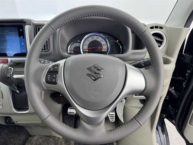 スズキ エブリィ ワゴン PZターボ スペシャル ハイルーフ 愛知県 2024(令6)年 1.1万km ブルーイッシュブラックパール3 ディスプレイオーディオ/（Bluetooth）　/バックモニター　/衝突軽減システム　/コーナーセンサー　/レーンキープアシスト　/アイドリングストップ　/両側パワースライド　/運転席シートヒーター　/オートステップ　/電動格納ミラー　/純正ＡＷ　/ＥＴＣ/スペアキー