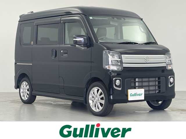スズキ エブリィ ワゴン PZターボ スペシャル ハイルーフ 愛知県 2024(令6)年 1.1万km ブルーイッシュブラックパール3 ディスプレイオーディオ/（Bluetooth）　/バックモニター　/衝突軽減システム　/コーナーセンサー　/レーンキープアシスト　/アイドリングストップ　/両側パワースライド　/運転席シートヒーター　/オートステップ　/電動格納ミラー　/純正ＡＷ　/ＥＴＣ/スペアキー