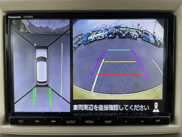 スズキ ラパン X 栃木県 2021(令3)年 1.7万km シフォンアイボリーメタリック ワンオーナー/純正ナビ(CN-RZ865)/(CD/DVD/BT/SD/USB/フルセグTV)/全方位カメラ/レーダーブレーキサポート/前席シートヒーター/アイドリングストップ/LEDヘッドライト/オートライト/純正フロアマット/コーナーセンサー/ナビ連動ドラレコ/取扱説明書/保証書/スマートキー