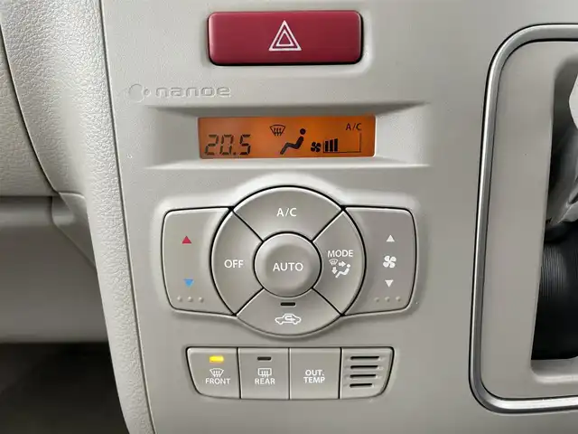 スズキ ラパン X 栃木県 2021(令3)年 1.7万km シフォンアイボリーメタリック ワンオーナー/純正ナビ(CN-RZ865)/(CD/DVD/BT/SD/USB/フルセグTV)/全方位カメラ/レーダーブレーキサポート/前席シートヒーター/アイドリングストップ/LEDヘッドライト/オートライト/純正フロアマット/コーナーセンサー/ナビ連動ドラレコ/取扱説明書/保証書/スマートキー