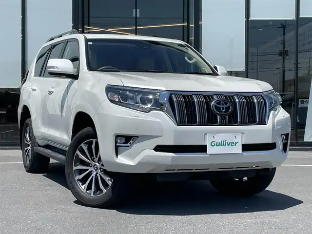 トヨタ ランドクルーザー プラド TX Lパッケージ 茨城県 2021(令3)年 4.6万km ホワイトパールクリスタルシャイン 純正ナビ/【AM・FM・USB・BT・TV】/サンルーフ/ルーフレール/４WD/センターデフロック/ダウンヒルアシストコントロール/ステリモ/パワーシート/シートヒーター/エアシート/ETC2.0/全方位カメラ/レーダークルコン/オートライト/オートハイビーム/Fフォグ/LEDライト/ヘッドライトウォッシャー/ディーゼル車