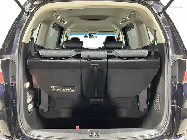 ホンダ オデッセイ アブソルート EX 大阪府 2014(平26)年 5.7万km プレミアムヴィーナスブラックP 純正ナビ(フルセグ/DVD再生/Bluetooth) 360カメラ ETC 両側パワースライドドア クルコン BSM ハーフレザー パワーシート オットマン パドルシフト オートライト HDMI