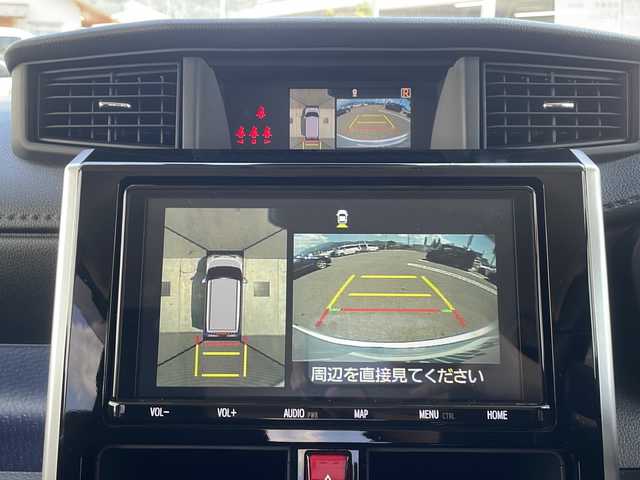 トヨタ ルーミー カスタムG－T 山梨県 2019(令1)年 1.4万km パールホワイトⅢ 純正9インチナビ/モデリスタエアロ/Bluetooth/全周囲カメラ/ＤＶＤ再生/ＥＴＣ/両側電動スライドドア/衝突軽減装置/スマートキー/クリアランスソナー/ドライブレコーダー/フルセグ/ＬＥＤヘッドライト