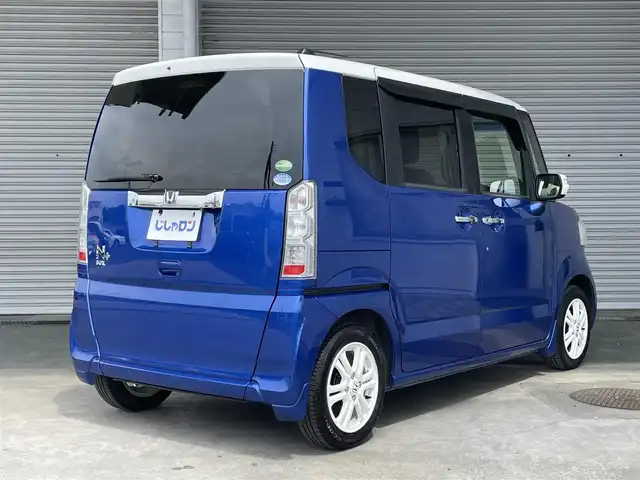 ホンダ Ｎ ＢＯＸ ＋ 2トーン G ターボ Lパッケージ 茨城県 2016(平28)年 9.2万km ブリリアントスポーティブルーメタリック2トーン (株)IDOMが運営する【じしゃロン水戸店】の自社ローン専用車両になりますこちらは現金またはオートローンご利用時の価格です。自社ローンご希望の方は別途その旨お申付け下さい/純正ナビ/バックカメラ/ETC/パドルシフト/Bluetooth接続