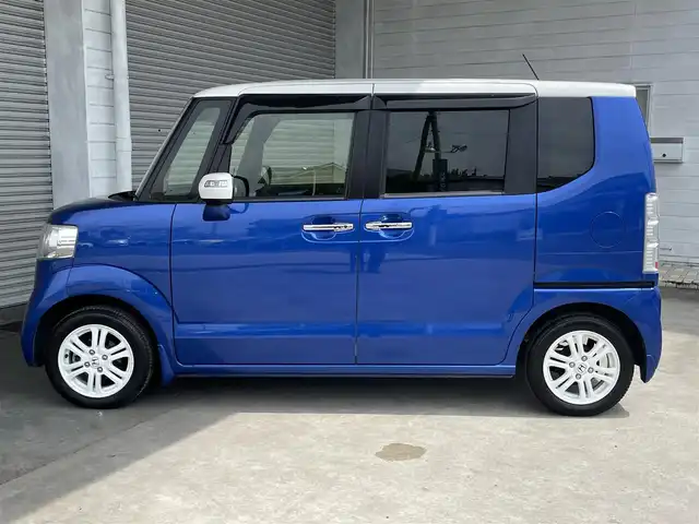 ホンダ Ｎ ＢＯＸ ＋ 2トーン G ターボ Lパッケージ 茨城県 2016(平28)年 9.2万km ブリリアントスポーティブルーメタリック2トーン (株)IDOMが運営する【じしゃロン水戸店】の自社ローン専用車両になりますこちらは現金またはオートローンご利用時の価格です。自社ローンご希望の方は別途その旨お申付け下さい/純正ナビ/バックカメラ/ETC/パドルシフト/Bluetooth接続