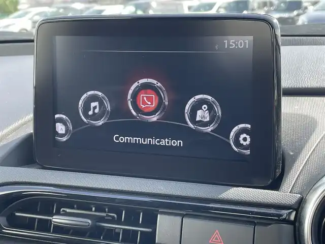 マツダ ロードスター ＲＦ RS 熊本県 2023(令5)年 2.1万km ジルコンサンドメタリック 純正ナビ/（/BT/CD/DVD/USB/AM/FM/AUX)/・フルセグTV/・Apple CarPlay/Android Auto/i-ACTIVSENSE/・スマートシティブレーキサポート/・ブラインドスポットモニタリング/・車線逸脱警報システム/・交通標識認識システム/・ドライバーアテンションアラート/・アダプティブLEDヘッドライト/横滑り防止/クリアランスソナー/社外17インチAW/革巻きステアリング/・ステアリングリモコン/オートライト/・LEDヘッドライト/ハーフレザーシート/・D/Nシートヒーター/電動格納ミラー/純正フロアマット/スマートキー/・スペアキー×１