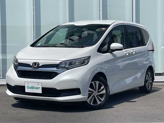 ホンダ フリード＋ G ホンダセンシング 神奈川県 2021(令3)年 2.6万km プラチナホワイトパール 純正９インチＳＤナビＴＶ　CD/DVD/Bluetooth/両側パワースライドドア　/前後ドライブレコーダー　/バックカメラ　/純正ＥＴＣ　/前席シートヒーター　/追従型クルーズコントロール　/ハーフレザーシート　/フォグランプ　/LED/レーンキープアシスト/衝突被害軽減システム/カーテンエアバッグ