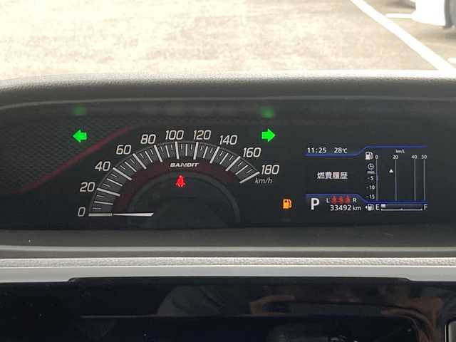スズキ ソリオ バンディット HV MV 佐賀県 2021(令3)年 3.4万km スーパーブラックパール 純正8インチナビ/全周囲カメラ/デュアルカメラブレーキサポート/路線逸脱警報機能/オートハイビーム機能/ヘッドアップディスプレイ/アダプティブクルーズコントロール/コーナーセンサー/両側パワースライドドア/シートヒーター/ETC/ドライブレコーダー/アイドリングストップ/プッシュスタート/スマートキー/LEDヘッドライト/フォグライト/純正アルミホイール