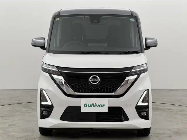 日産 ルークス ハイウェイスター X 福岡県 2020(令2)年 1.8万km チタニウムグレーM/シルキーホワイト ワンオーナー　/純正９型ナビ　/全方位カメラ　/ＥＴＣ　/前後ドラレコ　/コーナーセンサー　/エマージェンシーブレーキ　/レーンキープ　/先行車発進検知　/片側電動スライドドア　/純正１４インチＡＷ　/ＬＥＤヘッドライト