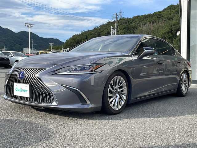 レクサス ＥＳ 兵庫県 2019(令1)年 7.8万km マーキュリーグレーマイカ 純正12.3型ナビ/・TV.BT.AM.FM/サンルーフ/アラウンドビューモニター/衝突軽減装置/BSM/レーダークルーズコントロール/ヘッドアップディスプレイ/電動パーキングブレーキ/オートホールド/パワーシート(メモリー付き)/シートヒーター＆ベンチレーション/ステアリングヒーター/パワーバックドア/パドルシフト/ETC2.0/デジタルインナーミラー/純正フロアマット/RSR車高調(純正サス積み込み)/スペアキー1本