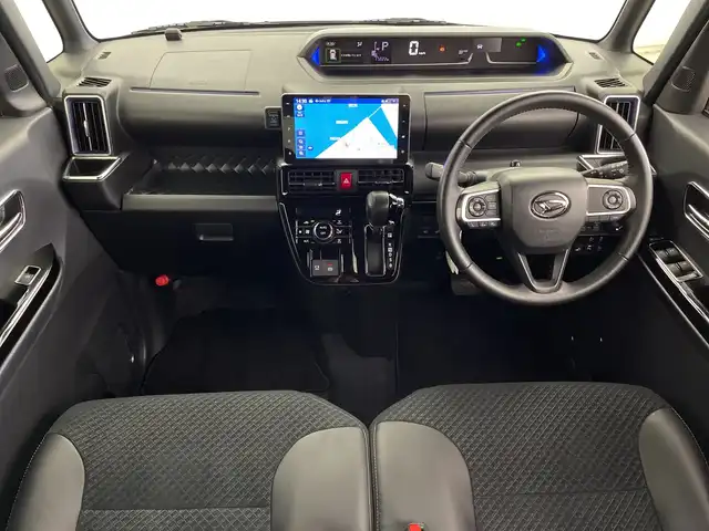 ダイハツ タント カスタム RS スタイルセレクション 鹿児島県 2022(令4)年 1.8万km シャイニングホワイトパール スマートアシストIII/ディーラーオプションナビ/（Bluetooth/CD/DVD/AM/FM/フルセグTV）/アイドリングストップ/ターボ/スペアキー/純正フリップダウンモニター/ビルトインETC/バックカメラ/全方位カメラ/ベンチシート/前後ドライブレコーダー/純正フロアマット/前席シートヒーター/ハーフレザーシート/両側パワースライドドア/純正15インチAW/前後コーナーセンサー/レーンキープアシスト/レーダークルーズコントロール/革巻ステアリング/電動パーキングブレーキ/オートホールド