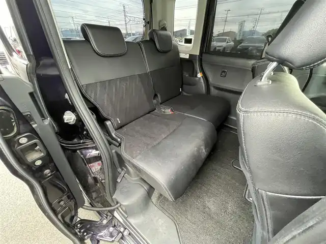 ダイハツ タント カスタム RS トップED SA 滋賀県 2015(平27)年 7.9万km ナイトシャドーパープルクリスタルM 純正ナビ/【Bluetooth/CD/DVD/フルセグTV】/バックカメラ/ETC/ハーフレザーシート/LEDライト/両側パワースライドドア/衝突被害軽減システム/ステアリングスイッチ/スマートキー/オートエアコン