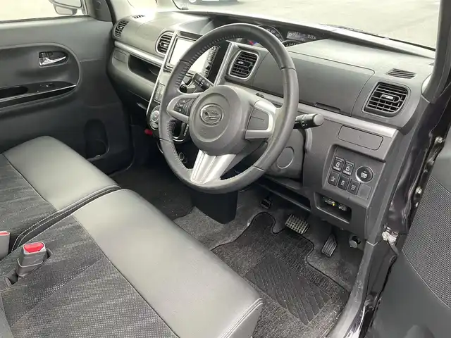 ダイハツ タント カスタム RS トップED SA 滋賀県 2015(平27)年 7.9万km ナイトシャドーパープルクリスタルM 純正ナビ/【Bluetooth/CD/DVD/フルセグTV】/バックカメラ/ETC/ハーフレザーシート/LEDライト/両側パワースライドドア/衝突被害軽減システム/ステアリングスイッチ/スマートキー/オートエアコン