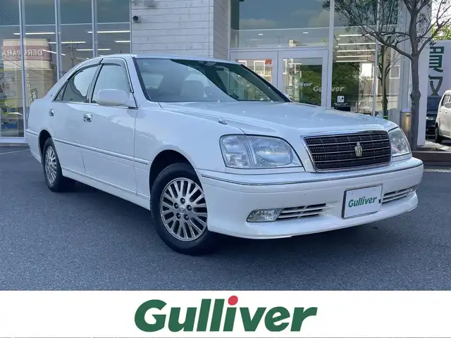 トヨタ クラウン ロイヤル ロイヤルエクストラFourLTD 鳥取県 2002(平14)年 12万km ホワイトパールクリスタルシャイン 4WD/メーカーナビ/CD/社外オンダッシュナビ/オートエアコン/リモコンキー/D席パワーシート/純正15AW/ABS/Wエアバック/オートライト/フォグランプ