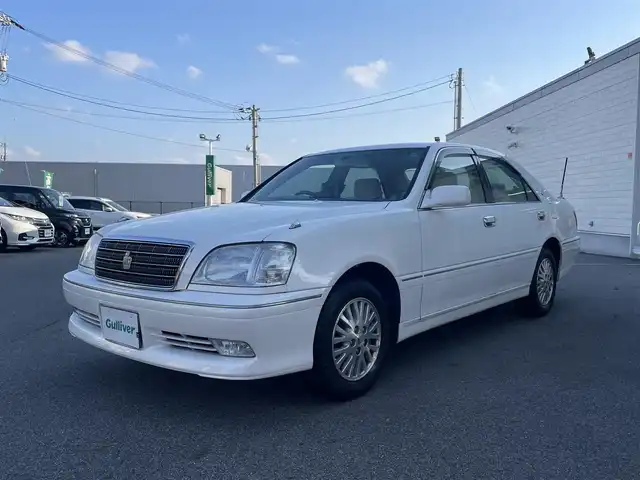 トヨタ クラウン ロイヤル ロイヤルエクストラFourLTD 鳥取県 2002(平14)年 12万km ホワイトパールクリスタルシャイン 4WD/メーカーナビ/CD/社外オンダッシュナビ/オートエアコン/リモコンキー/D席パワーシート/純正15AW/ABS/Wエアバック/オートライト/フォグランプ