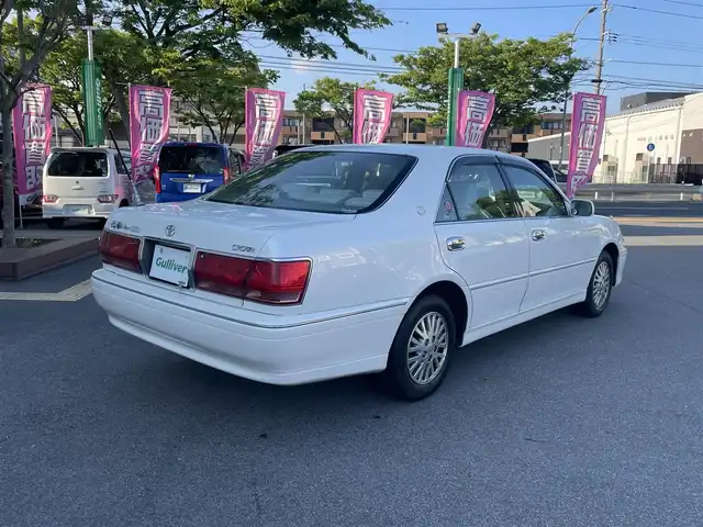トヨタ クラウン ロイヤル ロイヤルエクストラFourLTD 鳥取県 2002(平14)年 12万km ホワイトパールクリスタルシャイン 4WD/メーカーナビ/CD/社外オンダッシュナビ/オートエアコン/リモコンキー/D席パワーシート/純正15AW/ABS/Wエアバック/オートライト/フォグランプ