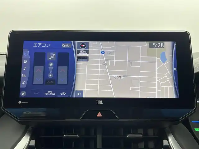 トヨタ ハリアー ハイブリッド Z レザーパッケージ 群馬県 2021(令3)年 4.4万km プレシャスブラックパール 調光パノラマルーフ(電動シェード/挟み込み防止機能付)/パノラミックビューモニター(シースルービュー機能付)/＝＝＝＝＝＝＝＝＝＝＝＝/12.3インチディスプレイオーディオ/(AM/FM/Bluetooth/フルセグTV/USB/AUX//AppleCarPlay/AndroidAuto)/ ・JBLサウンドシステム/デジタルインナーミラー/パワーバックドア/前席快適温熱シート/シートベンチレーション/ステアリングヒーター/ビルトインETC2.0/社外前後方ドライブレコーダー/ブラインドスポットモニター/リヤクロストラフィックオートブレーキ/インテリジェントクリアランスソナー/Toyota Safety Sense/ ・プリクラッシュセーフティ/ ・レーントレーシングアシスト/ ・レーダークルーズコントロール/ ・アダプティブハイビームシステム/ ・ロードサインアシスト/カラーヘッドアップディスプレイ/前席パワーシート(ポジションメモリ付き)/電動パーキングブレーキ/オートブレーキホールド/プッシュスタート/スマートキー