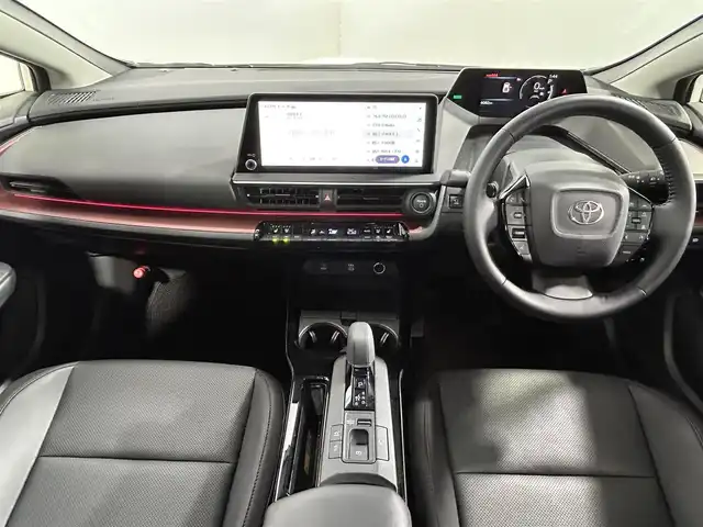 トヨタ プリウス Z 大阪府 2024(令6)年 0.7万km プラチナホワイトパールマイカ サンルーフ　３６０カメラ　純正ナビ（フルセグＴＶ／Ｂｌｕｅｔｏｏｔｈ）　パーキングアシスト　衝突軽減　デジタルインナーミラー　ＥＴＣ　電動リアゲート　パワーシート　シートヒーター　ハンドルヒーター