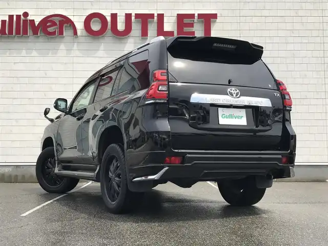 トヨタ ランドクルーザー プラド TX 富山県 2019(平31)年 6.4万km ブラック 〇モデリスタエアロ/〇社外ナビ/〇バックカメラ/〇パノラマモニター/〇ETC/〇ドライブレコーダー/〇ムーンルーフ/〇ルーフレール/〇セーフティセンス/・レーダークルーズコントロール/・プリクラッシュセーフティシステム/・レーンディパーチャーアラート/・オートマチックハイビーム/〇トラクションコントロール/〇ヒルスタートアシストコントロール/〇LEDヘッドランプ/〇オートライト/〇社外20インチアルミ/〇左右独立温度調整機能付オートエアコン/〇シートカバー取付け/〇スマートエントリー/スタートシステム/〇禁煙車