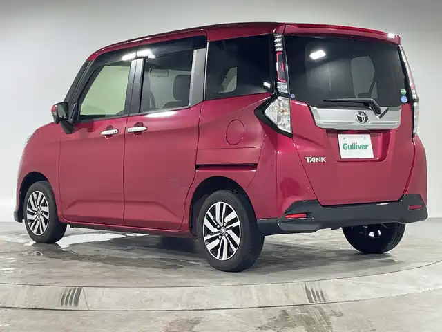 トヨタ タンク カスタムG 福岡県 2017(平29)年 1.2万km マゼンタベリーマイカM 純正ナビ/Bluetooth/フルセグTV/CD/DVD/両側パワースライドドア/クルーズコントロール/アイドリングストップ/横滑り防止装置/オートエアコン/ステアリングスイッチ/スマートキー/純正14インチアルミホイール/LEDオートライト/電動格納ミラー
