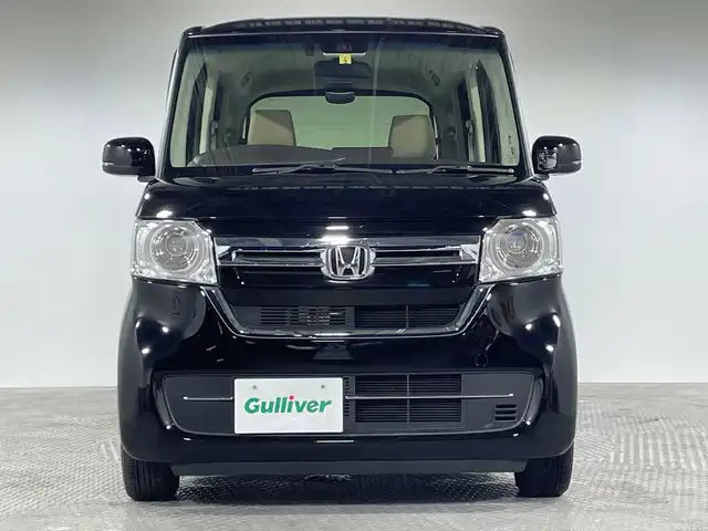 ホンダ Ｎ ＢＯＸ L ターボ 神奈川県 2022(令4)年 1.8万km クリスタルブラックパール 純正7インチナビ　（VXM-224VFi）　/フルセグTV/BT/SD/CD/DVD/USB　/バックカメラ　/ホンダセンシング　/衝突軽減ブレーキ　/路外逸脱抑制機能　/アダプティブクルーズコントロール　/パーキングセンサー　/両側パワースライドドア　/パドルシフト　/革巻きステアリング　/電子制御パーキングブレーキ　/オートホールド　/ウィンカーミラー　/ドアバイザー　/スペアキー