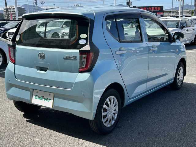 ダイハツ ミラ イース L SAⅢ 徳島県 2018(平30)年 4.1万km スカイブルーメタリック 社外ナビ  AVN138MW/（ラジオ/CD/ワンセグ/USB）/前後コーナーセンサー/レーンキープアシスト/純正フロアマット/アイドリングストップ/ドアバイザー/クリアランスソナー/オートマチックハイビーム/衝突被害軽減システム/盗難防止装置