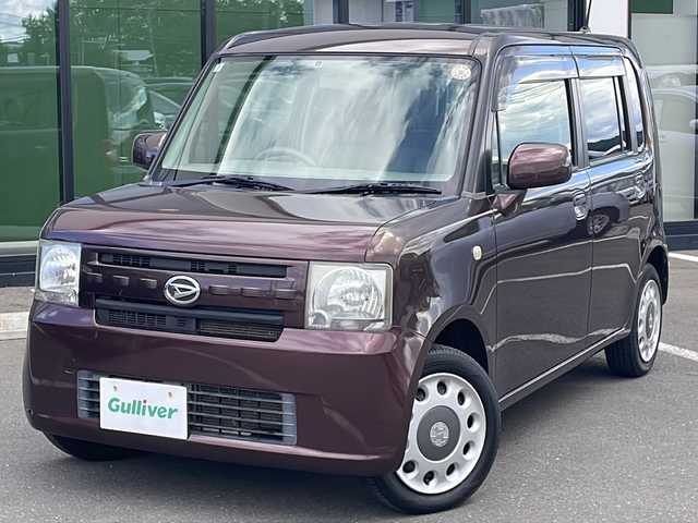 ダイハツ ムーヴ コンテ X 道東・釧路十勝 2014(平26)年 7.7万km プラムブラウンクリスタルマイカ ・４WD/・社外ナビ/（CD・DVD・フルセグ・ラジオ）/・スマートキー/・ETC/・社外エンジンスターター/・ヘッドライトレベライザー/・電動格納ミラー/・アイドリングストップ/・フロアマット/・ドアバイザー