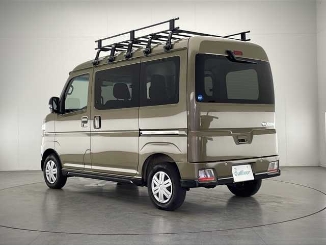 ダイハツ アトレー バン RS 宮崎県 2024(令6)年 1.1万km オフビートカーキM 禁煙車/衝突被害軽減ブレーキ/社外ナビTV/（カロッツェリア/AVIC-RZ812/CD/DVD/Bluetooth/フルセグTV)/社外バックカメラ/社外前後ドライブレコーダー/社外ETC/純正LEDオートライト/純正LEDフォグ/純正セキュリティアラーム/純正フロアマット/両側電動スライドドア/アダプティブクルーズコントロール/レーンディパーチャーアラート/オートマチックハイビーム/クリアランスソナー/オートエアコン/ルーフキャリア/スマートキー/プッシュエンジンスタート/スペアキー/新車時保証書/取扱い説明書
