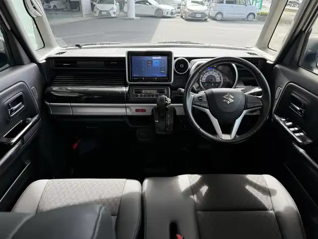 スズキ スペーシア カスタム HYBRID XS 京都府 2019(令1)年 6.8万km ピュアホワイトP スズキセーフティサポート/・デュアルセンサーブレーキサポート/・車線逸脱警報機能/・先行車発進お知らせ機能/・後退時ブレーキサポート/・誤発進抑制機能/・ふらつき警報機能/・ハイビームアシスト/・後方誤発進抑制機能/カロッツェリア8インチメモリーナビ、地デジ/運転席シートヒーター/両側パワースライドドア /LEDヘッドランプ/純正15インチアルミホイール/保証書