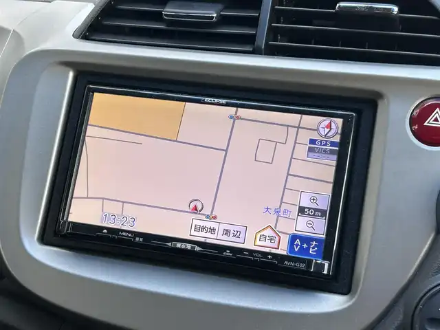 ホンダ フィット ハイブリット スマート セレクション 静岡県 2011(平23)年 2.9万km アラバスターシルバーメタリック 社外7インチナビ/（CD/DVD/FM/AM/USB）/ワンセグTV/バックカメラ/オートライト/ETC車載器/スマートキー/クルーズコントロール/オートエアコン/純正15AW