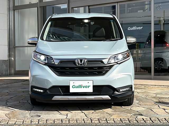 ホンダ フリード クロスター 静岡県 2022(令4)年 2万km フィヨルドミストパール 純正ナビ（CD DVD AM FM フルセグTV SD Bluetooth）バックカメラ/クルーズコントロール追従あり/両側パワースライドドア/シートヒーター/ドライブレコーダー/ホンダセンシング/ETC/ウォークスルー/LEDヘッドライト/純正アルミホイール/プリクラッシュ/ステアリングリモコン/アイドリングストップ