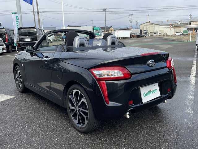 ダイハツ コペン ローブ 新潟県 2016(平28)年 7.8万km ブラックマイカメタリック 社外HDDナビ：AVIC-HRZ900/全席シートヒーター/LEDヘッドライト/ETC/ステアリングスイッチ/保証書/取扱説明書