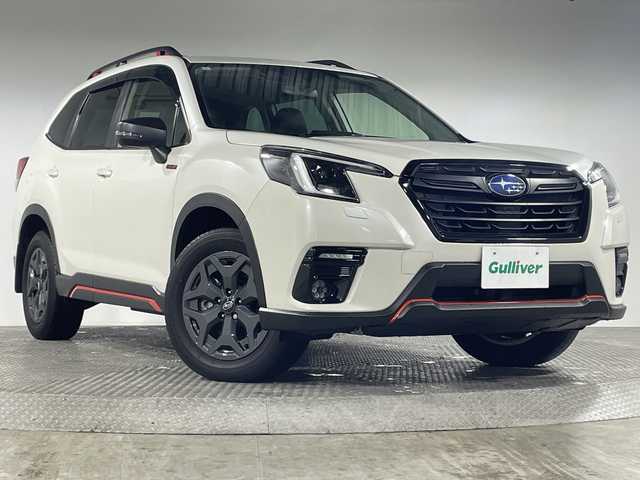スバル フォレスター ハイブリッド X－ブレイク 神奈川県 2023(令5)年 1.4万km クリスタルホワイトP アイサイト/純正7型ナビ【AVIC-RZ711ZPO2】/バック/サイドカメラ/電動サイドブレーキ/オートブレーキホールド/合皮シート/パワーシート(D/N)/シートヒーター(D/N)/ETC/SRH/革巻きステアリング/ステアリングスイッチ/Autoライト/パドルシフト/ステアリングヒーター/スマートキー/プッシュスタートボタン/LEDヘッドライト/フォグランプ/ルーフレール/SNOW/MUDモード/純正フロアマット/純正17インチアルミホイール/純正ドアバイザー