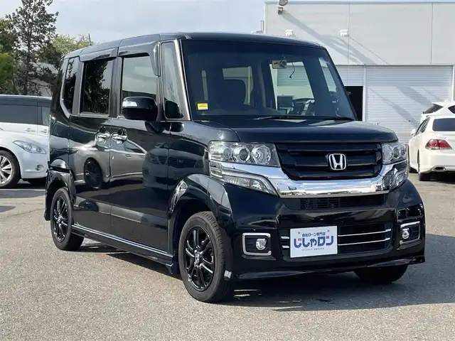 ホンダ Ｎ ＢＯＸ カスタム SSブラックSパッケージ 福島県 2016(平28)年 9.5万km クリスタルブラックパール (株)IDOMが運営する【じしゃロン福島店】の自社ローン専用車両になります。こちらは現金またはオートローンご利用時の価格です。自社ローンご希望の方は別途その旨お申付け下さい/純正メモリナビ/フルセグテレビ/バックカメラ/シートヒーター/ステアリングリモコン/オートリトラミラー/ドアバイザー/ＥＴＣ/片側パワースライドドア/リア席サンシェード/社外ドラレコ
