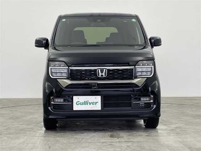 ホンダ Ｎ ＷＧＮ カスタム Lターボ 群馬県 2024(令6)年 0.1万km クリスタルブラックパール 純正８型ナビ　Ｂカメラ　Ｈセンシング　レーダークルーズ　オートハイビーム　パドルシフト　コーナーセンサー　ＬＥＤヘッド　ＬＥＤフォグ　シートヒーター　プッシュスタート　スマートキー　純正アルミ　禁煙車