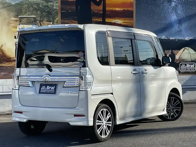 ダイハツ タント カスタム RS SA Ⅲ 愛知県 2017(平29)年 3.7万km パールホワイトⅢ カロッツェリアSDナビ/Bluetooth/フルセグTV/バックカメラ/両側パワースライドドア/シートヒーター/ドアバイザー