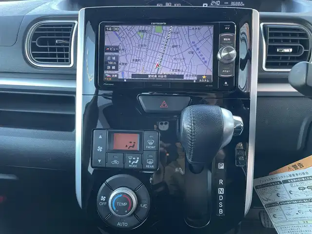 ダイハツ タント カスタム RS SA Ⅲ 愛知県 2017(平29)年 3.7万km パールホワイトⅢ カロッツェリアSDナビ/Bluetooth/フルセグTV/バックカメラ/両側パワースライドドア/シートヒーター/ドアバイザー