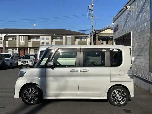 ダイハツ タント カスタム RS SA Ⅲ 愛知県 2017(平29)年 3.7万km パールホワイトⅢ カロッツェリアSDナビ/Bluetooth/フルセグTV/バックカメラ/両側パワースライドドア/シートヒーター/ドアバイザー