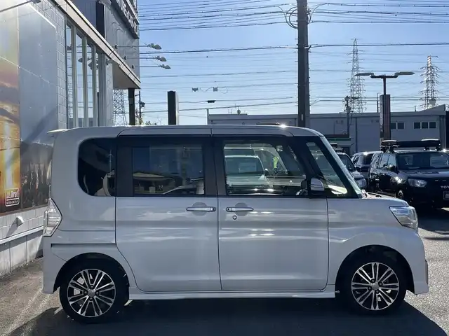 ダイハツ タント カスタム RS SA Ⅲ 愛知県 2017(平29)年 3.7万km パールホワイトⅢ カロッツェリアSDナビ/Bluetooth/フルセグTV/バックカメラ/両側パワースライドドア/シートヒーター/ドアバイザー