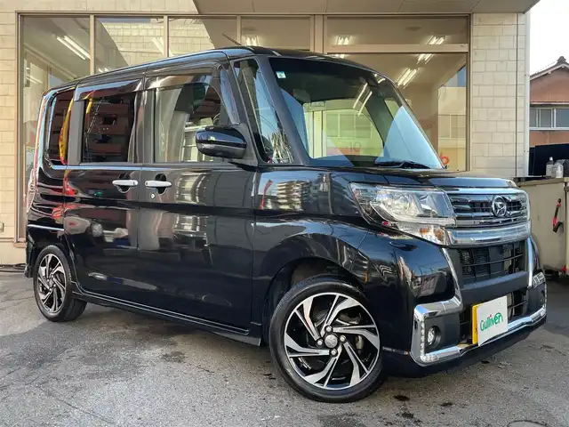 ダイハツ タント カスタム RS トップED SA Ⅲ 愛知県 2019(令1)年 5.7万km ブラックマイカメタリック /当店買取/1オーナー/禁煙/ターボ//純正ナビNMZK-W69D//フルセグTV/CD/DVD/SD/ Bluetooth/USB//360度カメラ//LEDヘッド/Aライト/AHB//運転席シートヒーター/ベンチシート/ハーフレザー//スマートアシスト/TRC/PWRボタン//両側Pスライドドア/ミラクルオープンドア//リヤサンシェード/純正Fマット/ドアバイザー//純正15アルミ/タイヤ製造年2022年//ISOFIX/Aストップ/ETC///保証書/取説/スマートキー/スペアキー