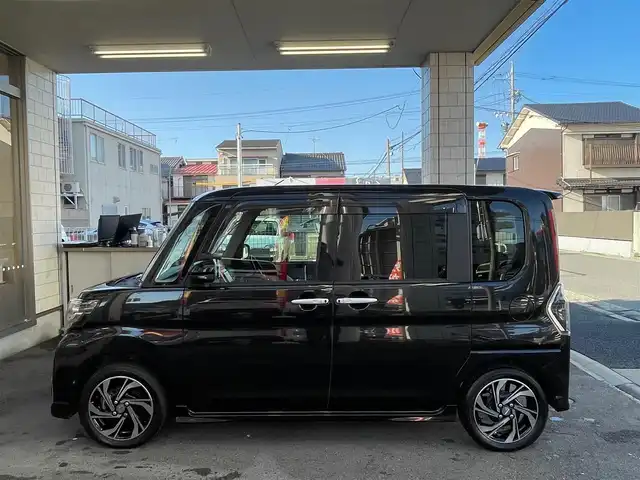 ダイハツ タント カスタム RS トップED SA Ⅲ 愛知県 2019(令1)年 5.7万km ブラックマイカメタリック /当店買取/1オーナー/禁煙/ターボ//純正ナビNMZK-W69D//フルセグTV/CD/DVD/SD/ Bluetooth/USB//360度カメラ//LEDヘッド/Aライト/AHB//運転席シートヒーター/ベンチシート/ハーフレザー//スマートアシスト/TRC/PWRボタン//両側Pスライドドア/ミラクルオープンドア//リヤサンシェード/純正Fマット/ドアバイザー//純正15アルミ/タイヤ製造年2022年//ISOFIX/Aストップ/ETC///保証書/取説/スマートキー/スペアキー