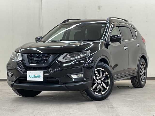 日産 エクストレイル 20X 道央・札幌 2017(平29)年 5.4万km ダイヤモンドブラック ワンオーナー//メモリナビ//ワンセグテレビ//バックカメラ//アイドリングストップ//ウィンカーミラー//クルーズコントロール//サンルーフ//ドアバイザー//プッシュスタート//パワーバックドア//イージークローザー//ETC//エンジンスターター//夏タイヤ付き