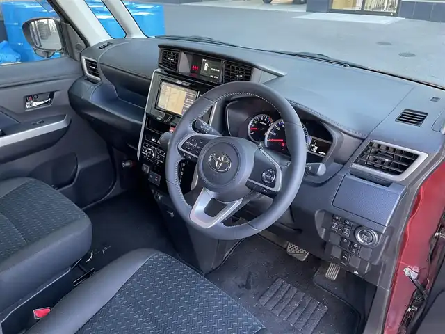 トヨタ ルーミー カスタムG 滋賀県 2020(令2)年 3.8万km ブラックマイカメタリック/ファイアークォーツレッドメタリック 純正7インチナビ/【Bluetooth/CD/DVD/フルセグTV】/両側パワースライドドア/バックカメラ/クリアランスソナー/追従クルーズコントロール/レーンディパーチャーアラート/衝突軽減ブレーキ/前後ドライブレコーダー/ビルトインETC/プッシュスタート/スマートキー/ステアリングリモコン