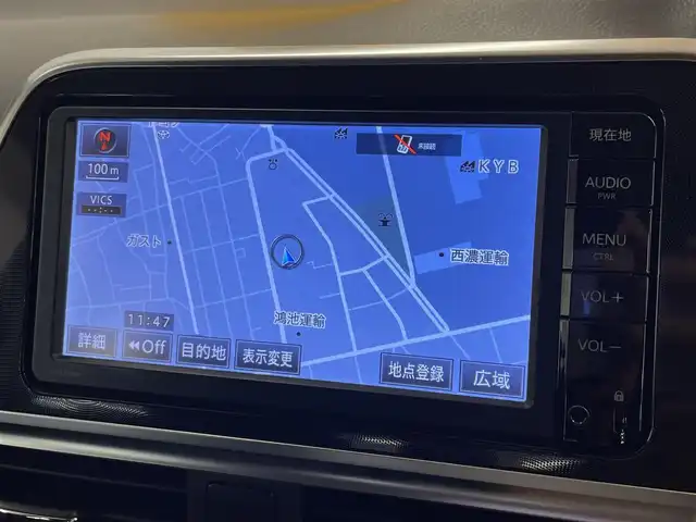 トヨタ シエンタ G 群馬県 2015(平27)年 6.1万km ブラックマイカ 純正SDナビ/    BT/ワンセグ/SD/    FM/AM/CD/AUX/LEDヘッドライト/フォグランプ/両側パワースライドドア/バックモニター/革巻きステアリング/ステアリングスイッチ/社外15インチアルミホイール/スマートキー2本/ビルトインETC/ドライブレコーダー/プッシュスタート/横滑り防止
