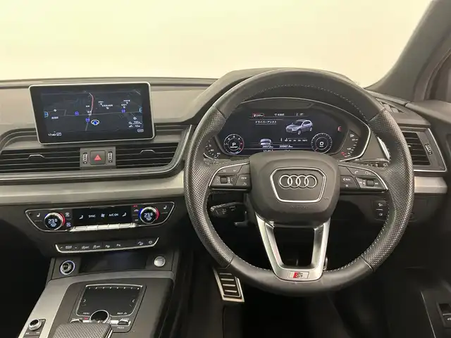 アウディ Ｑ５ 40TDIクワトロ スポーツ 岡山県 2020(令2)年 3.6万km ミトスブラックメタリック ヴァーチャルコックピット/AUDIドライブセレクト/パーキングエイド/ヒルディセントコントロール/ACC渋滞アシスト/エフィシエンシアシスト/AUDIプレセンス/AUDIサイドアシスト/AUDIアクティブレーンアシスト/レインセンサー/トリプルゾーンAC/全席シートヒーター/パワーテールゲート/ブレーキオートホールド/パノラマサンルーフ/純正ナビ/全周囲カメラ