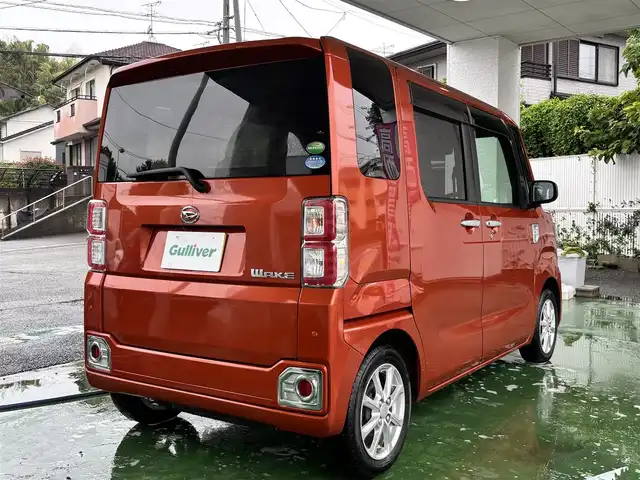 ダイハツ ウェイク L リミテッド SAⅢ 熊本県 2021(令3)年 4万km トニコオレンジメタリック ワンオーナー/純正ナビ（NSZN-X71D）/【フルセグTV/CD/DVD/Bluetooth/HDMI】/全方位カメラ/両側パワースライドドア/スマートアシスト/衝突被害軽減システム/車線逸脱警報機能/誤発進抑制制御機能/純正14インチAW/純正ドライブレコーダー/ETC/アイドリングストップ/オートLEDヘッドライト/オートハイビーム/フォグランプ/純正フロアマット/純正ドアバイザー/保証書/取扱説明書